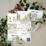 Rustic Forest Glamping Wedding Tri-Fold Invitation<br><div class="desc">Invite your guests to a weekend of nature, love, and celebration with this rustic forest glamping wedding tri-fold invitation. Featuring a hand-painted watercolor map and soft woodland illustration style, this invitation is perfect for an outdoor or destination wedding. Ideal for weddings hosted at outdoor venues, glamping resorts, or rustic campgrounds,...</div>