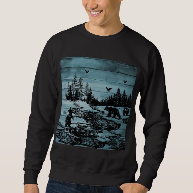 Rustic Forest Haven Sweatshirt (Front)