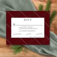 Rustic Forest Tartan Plaid Red Black Green White R
