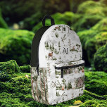 Rustic Forest Wilderness | Monogram Printed Backpack<br><div class="desc">Trendy monogram design. Personalise with your name, monogram, initial or text. Perfect for wherever you go – whether you’re on the commute, at the gym or exploring the outdoors. Design personalised backpacks for school, work, or adventures in the wild. Get one for yourself! Get prepared for a festival, hike, or...</div>