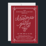 Rustic Frame Annual Christmas Party Invite<br><div class="desc">Share details of your annual Christmas party for your business or family with this cocktail party invitation featuring a kraft background and hand drawn frame.</div>