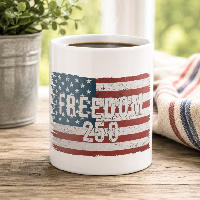Rustic Freedom 250 Coffee Mug (Creator Uploaded)