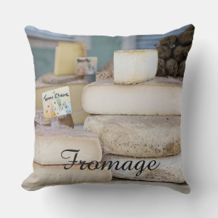 Rustic French Cheese Selection Cushion
