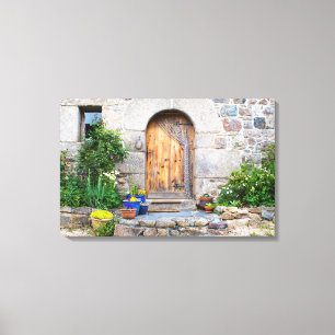 Rustic French Gite in Brittany France Canvas Print