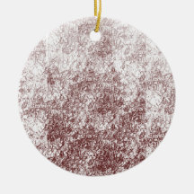 Rustic Frosted Christmas Ornament Gift