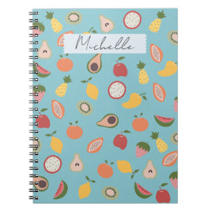 Rustic Fruits Pattern Notebook