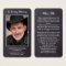 Rustic Funeral Photo Sympathy Memorial Prayer Card