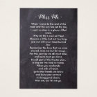 Rustic Funeral Photo Sympathy Memorial Prayer Card