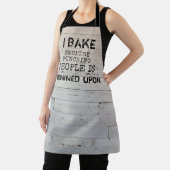 Rustic Funny Baking Quote Apron  (Insitu)