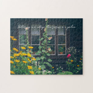 Rustic garden and a cozy cottage  jigsaw puzzle