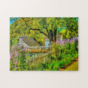 Rustic Garden West Virginia. Jigsaw Puzzle