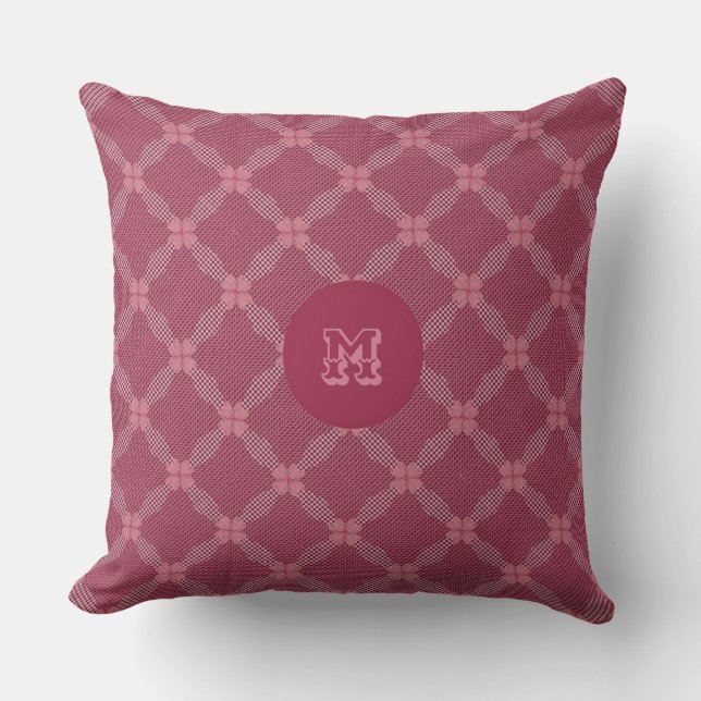 Rustic Geometric Pattern Cushion (Front)