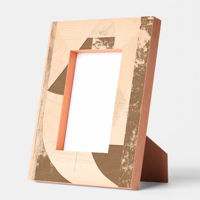 Rustic Geometric Pattern  Etched Frames (Left)