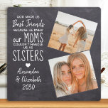 Rustic God Made Us Best Friends Friendship Photo Plaque<br><div class="desc">Celebrate your best friend and friendship with a custom photo keepsake plaque. Whether it's a birthday or Christmas , this best friends plaque is a wonderful gift that will be treasure for years to come. Quote : " God Made Us Best Friends Because He Knew Our Moms Couldn't Handle Us...</div>