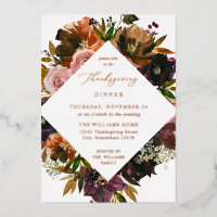 Rustic Gold Fall Floral Thanksgiving S2