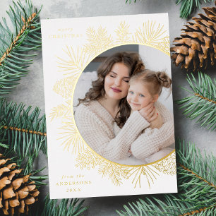 Rustic Gold Pinecones Photo