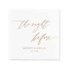 Rustic Gold The Night Before Rehearsal Dinner