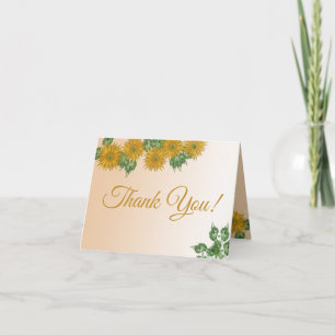 Rustic Golden Yellow Greenery Floral Art Template