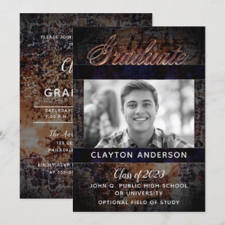 Rustic Graduate Photo Announcement | Party