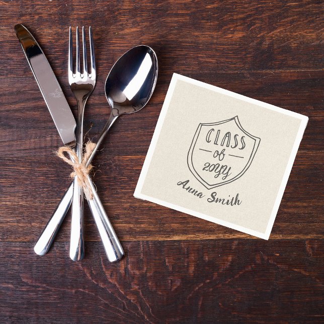 Rustic Graduation 4.7" Napkin (Creator Uploaded)