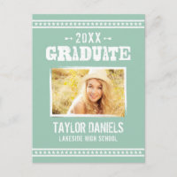 Rustic Graduation BBQ Invitation | Editable Colour