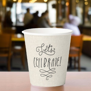 Rustic Graduation Party 8 oz Paper Cups