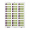 Rustic Green and Purple Bohemian Return Address