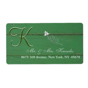 Rustic Green Barn Wood