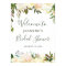 Rustic Greenery Floral Bridal Shower Welcome Sign