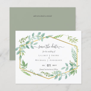 Rustic Greenery on Driftwood Budget Wedding
