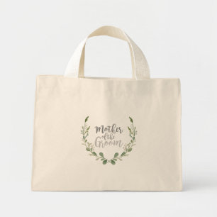 Rustic Greenery Vine Mother of The Groom Mini Tote Bag