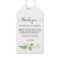Rustic greenery wedding favour bag tag