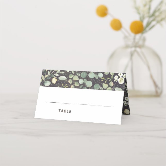 Rustic Greenery Wedding | Special Party Place Card (Front)