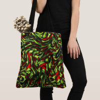 Rustic greenish yellow and vivid red curves