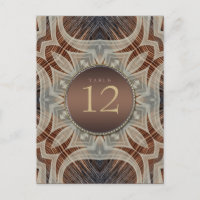 Rustic Grooves Wedding Menu & Table Number