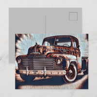 Rustic Grunge Truck - A Vintage Beauty