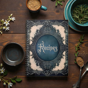 Rustic Grunge Victorian Family Recipe Book
