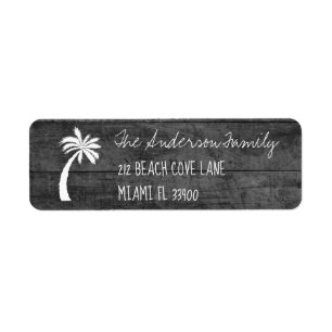 Rustic Hand-drawn Palm Tree Handwriting Typography