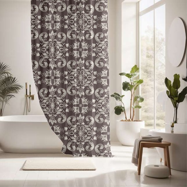 Rustic Harmony Design Shower Curtain (Creator Uploaded)