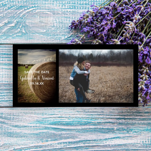 Rustic Hay Bales Farm Wedding Save the Date (Creator Uploaded)
