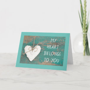 RUSTIC HEART FOR ANY TIME CARD OR HOLIDAY CARD