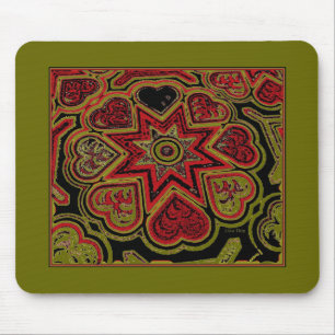 'Rustic Hearts' Mousepad