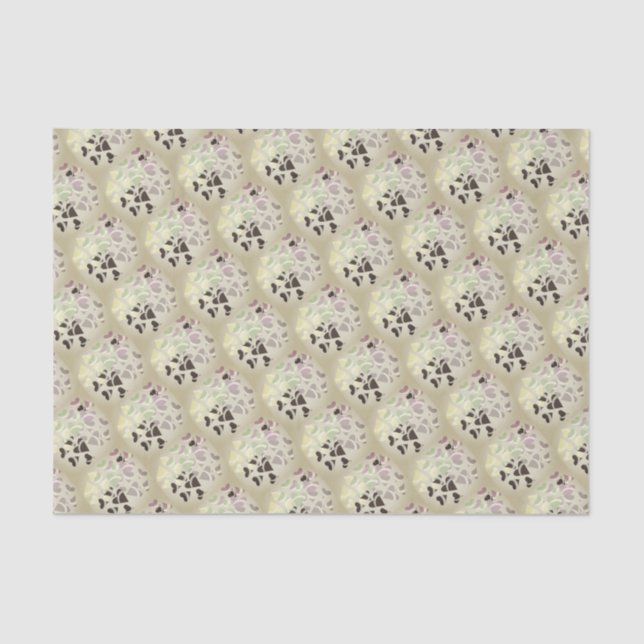 Rustic Hearts Tissue Paper (Front)