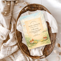 Rustic Hen and Chicks Baby Shower