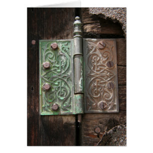Rustic Hinge Card