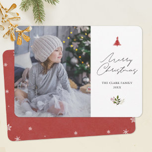 Rustic Holiday Christmas Card