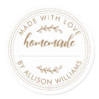 Rustic Homemade Baked Goods Jam Gold Script