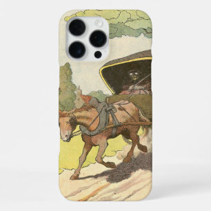 Rustic Horse and Buggy Illustrated iPhone 16 Pro Max Case