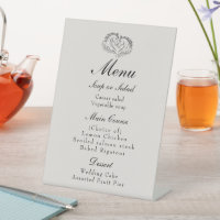 Rustic Horse Country Western Elegant Wedding Menu