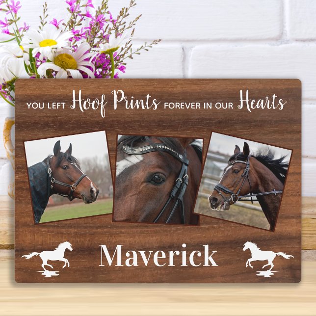 Rustic Horse Memorial Plaque (Creator Uploaded)